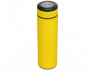 Термос «Confident» с покрытием soft-touch 420мл, желтый (P)