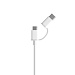 Кабель «Mi 2-in-1 USB Cable Micro-USB to Type C», 30 см
