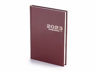 Ежедневник А5 датированный «Бумвинил» 2025, бордовый