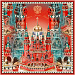 Платок «Кремль - Москва - Фаберже»